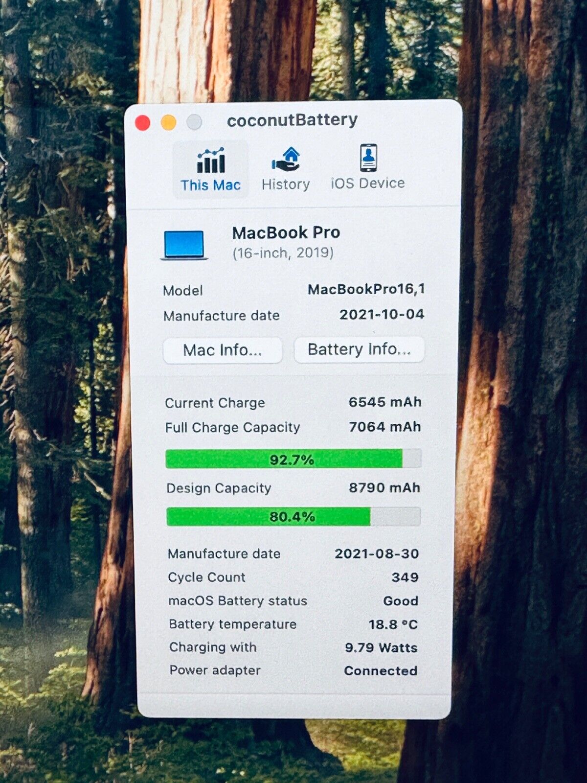 Apple MacBook Pro 16" 2019 Touch Bar ID i9 8-Core 2.4Ghz 32GB 512GB Space Grey