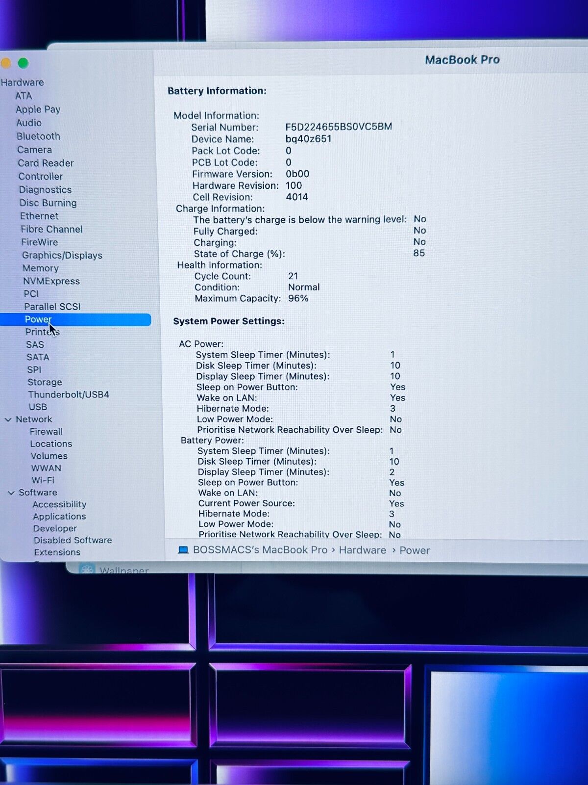 Apple MacBook Pro 16" 2021 M1 Pro 10-Core CPU 16-Core GPU 16GB 512GB, Space Grey