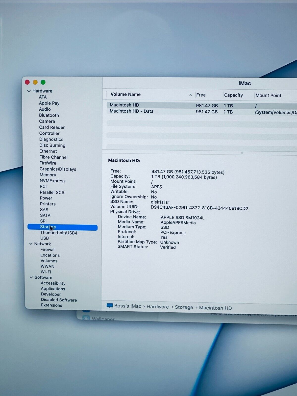 Apple iMac 27" 5K Retina 2019 3.7GHz 6‑core Intel Core i5 8GB, 1TB SSD, 580X 8GB