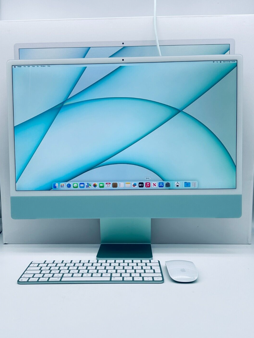 Apple iMac 24 4.5K M1 8GB RAM 256GB SSD 8-Core CPU 7‑Core GPU In Green