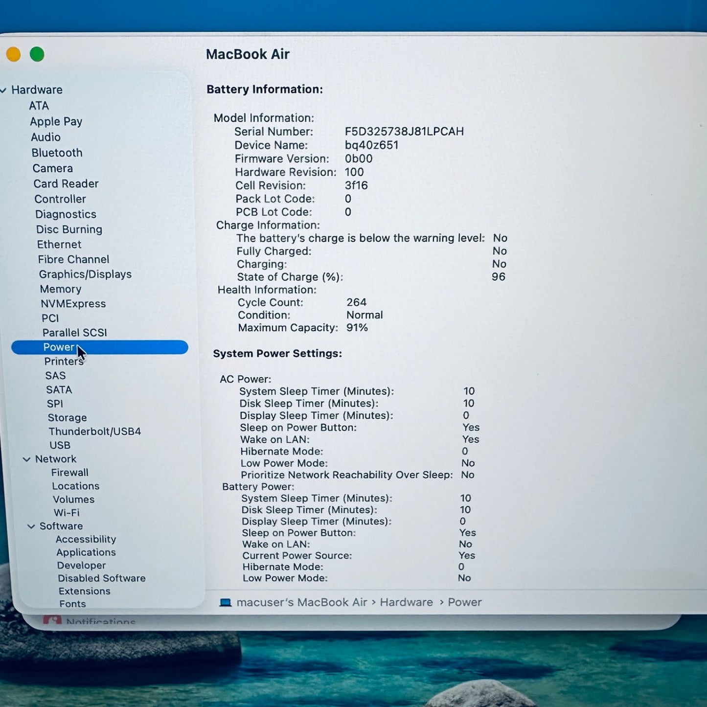 MacBook Air 15-Inch M2 8-Core CPU 10-Core GPU 8GB 512GB In MDN Blue + Warranty