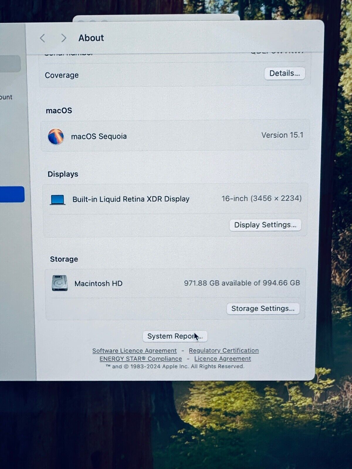 Apple MacBook Pro 16" 2021 M1 Pro 10-Core CPU 16-Core GPU, 16GB, 1TB, Space Grey