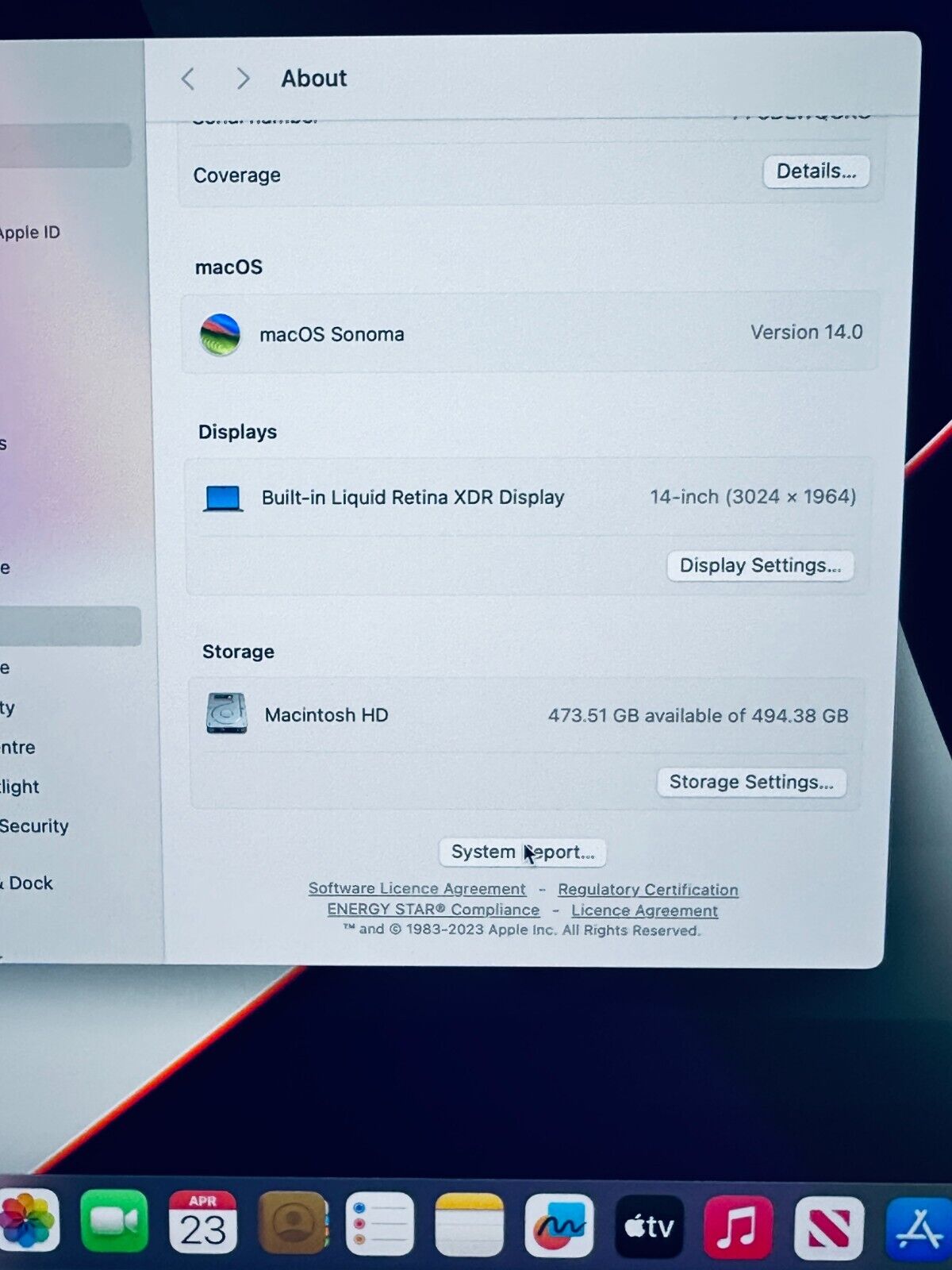 Apple MacBook Pro 14" M1 Pro 8-Core CPU 14-Core GPU 16GB 512GB SSD In Space Grey