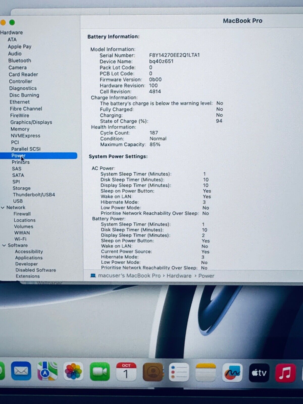 Apple MacBook Pro 14" M1 Pro 8-Core CPU 14-Core GPU 16GB 512GB SSD In Silver