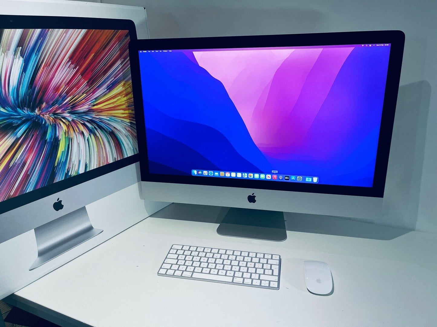 Apple iMac 27 5K Retina 2019 Intel Core i5 3.7Ghz Six 6-Core 8GB 2TB Fusion Drive