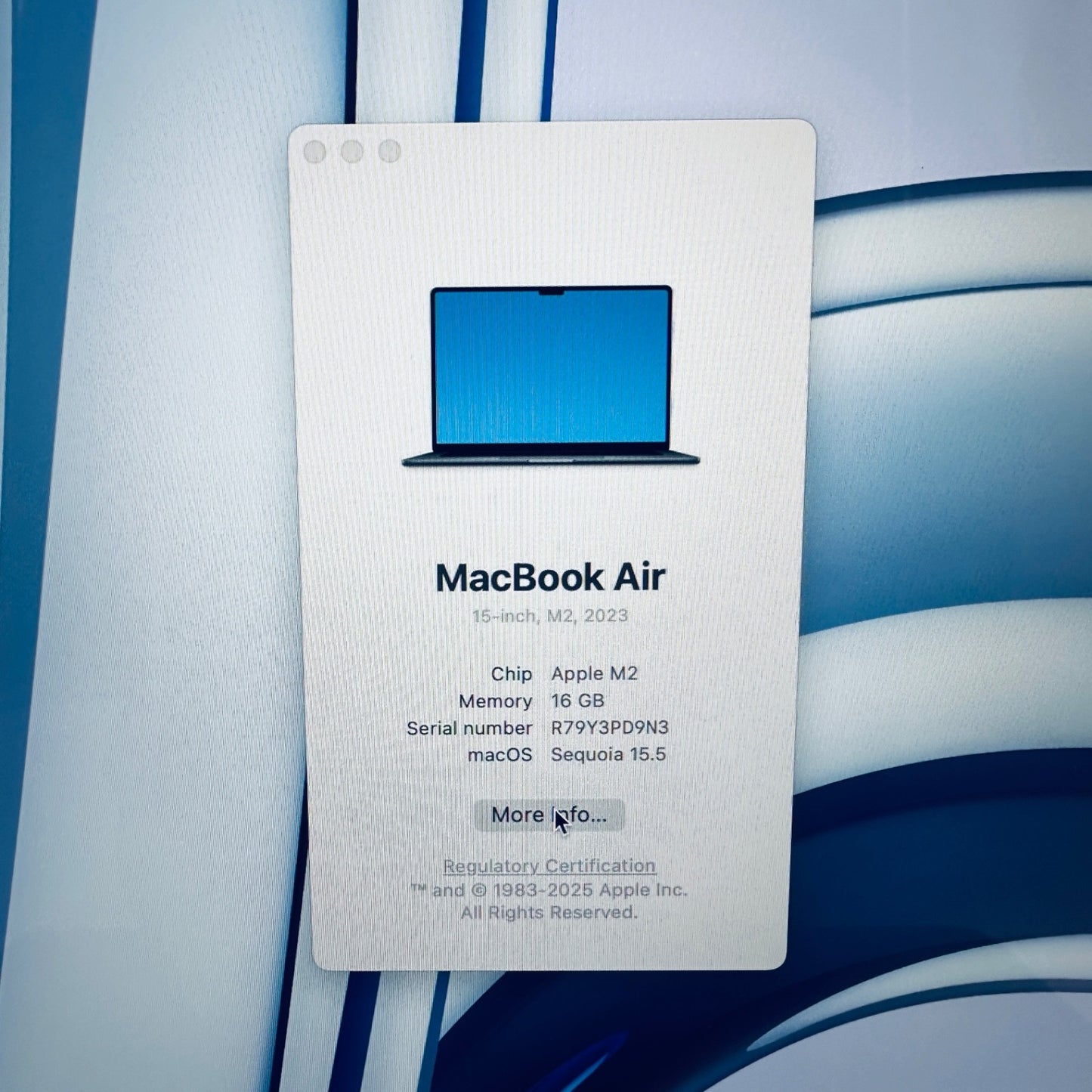 MacBook Air 15-Inch M2 8-Core CPU 10-Core GPU 16GB 1TB Midnight Blue + Warranty