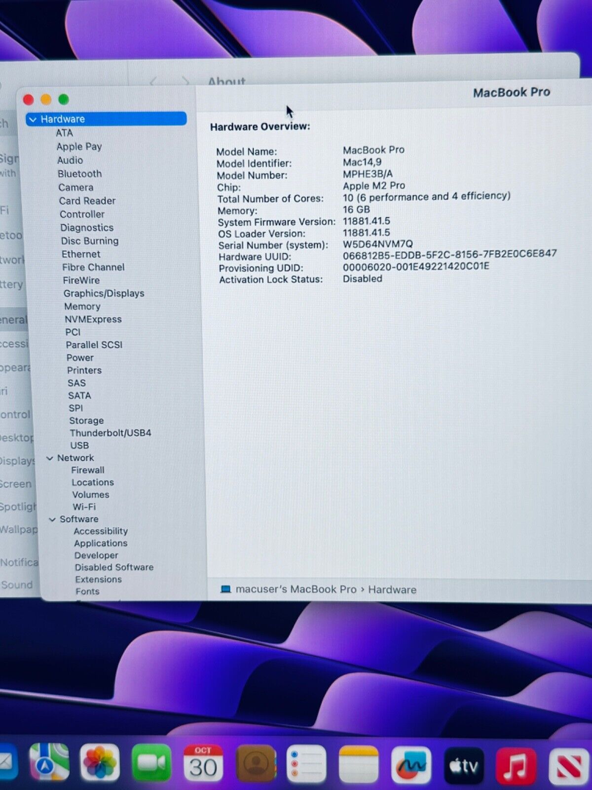 Apple MacBook Pro 14" 2023 M2 Pro 10-Core CPU 16-Core GPU 16GB 512GB In Sp Grey