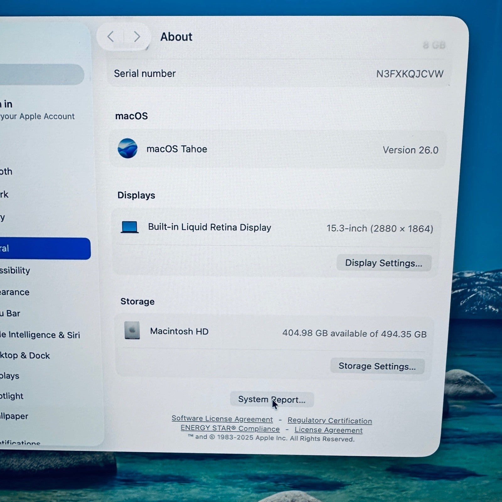 MacBook Air 15-Inch M2 8-Core CPU 10-Core GPU 8GB 512GB In MDN Blue + Warranty