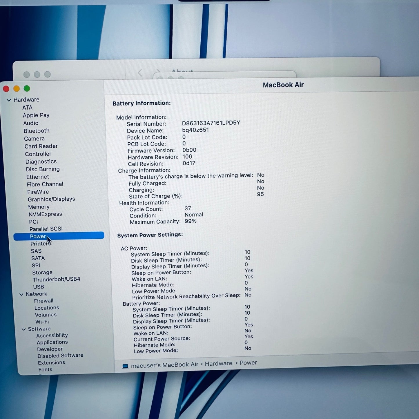 MacBook Air 15-Inch M2 8-Core CPU 10-Core GPU 16GB 1TB Midnight Blue + Warranty