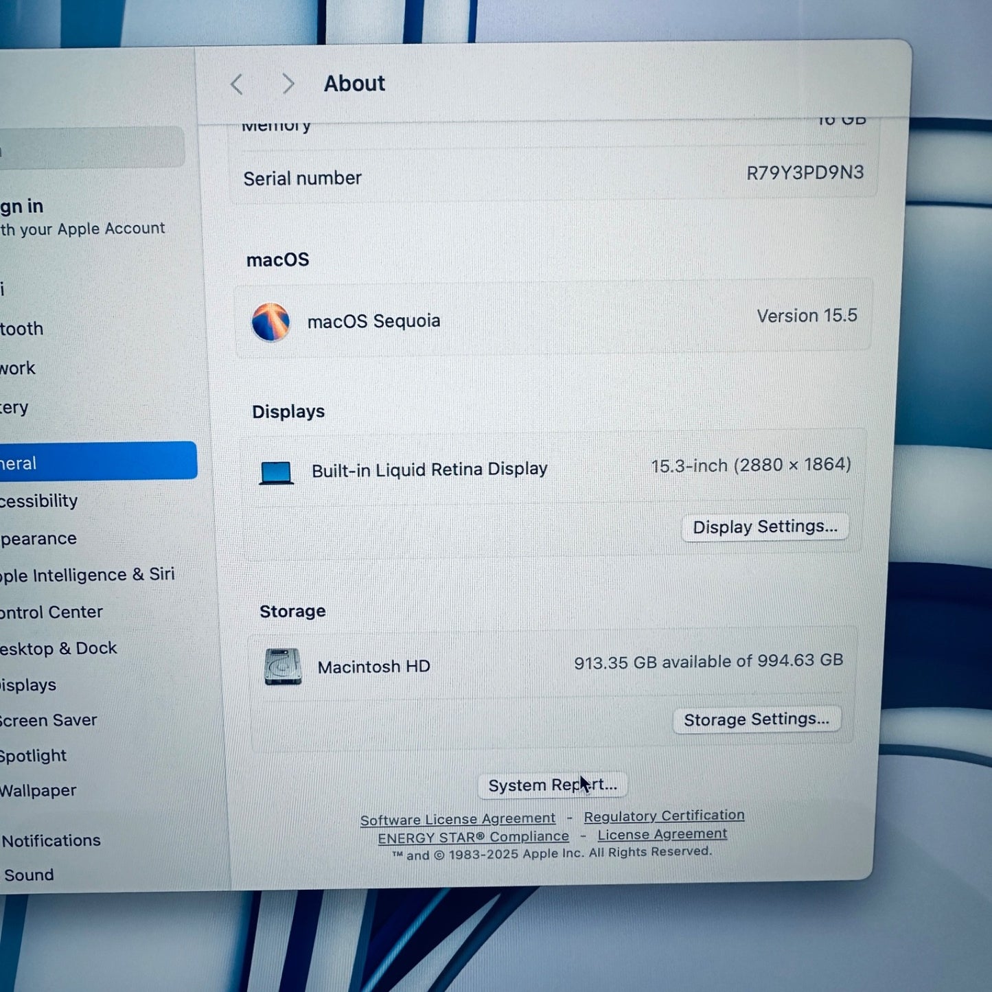 MacBook Air 15-Inch M2 8-Core CPU 10-Core GPU 16GB 1TB Midnight Blue + Warranty