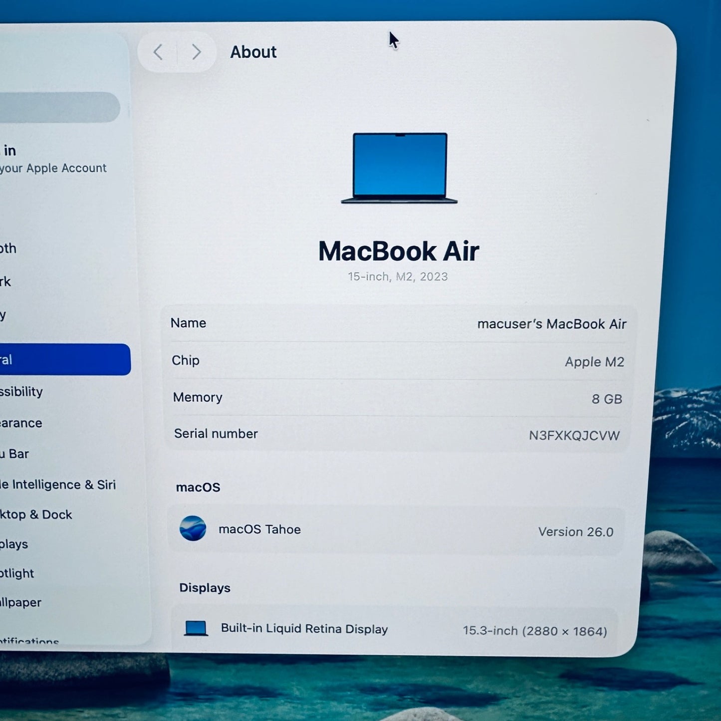 MacBook Air 15-Inch M2 8-Core CPU 10-Core GPU 8GB 512GB In MDN Blue + Warranty