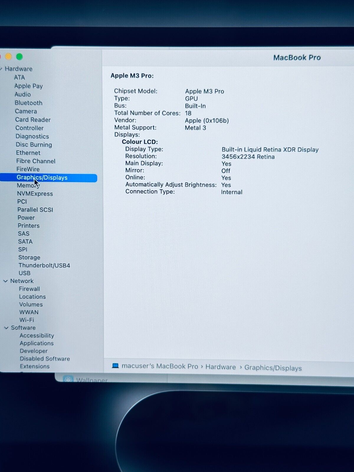NEW Apple MacBook Pro 16" 2023 M3 Pro 12-Core CPU 18-Core GPU 36GB 512GB Black