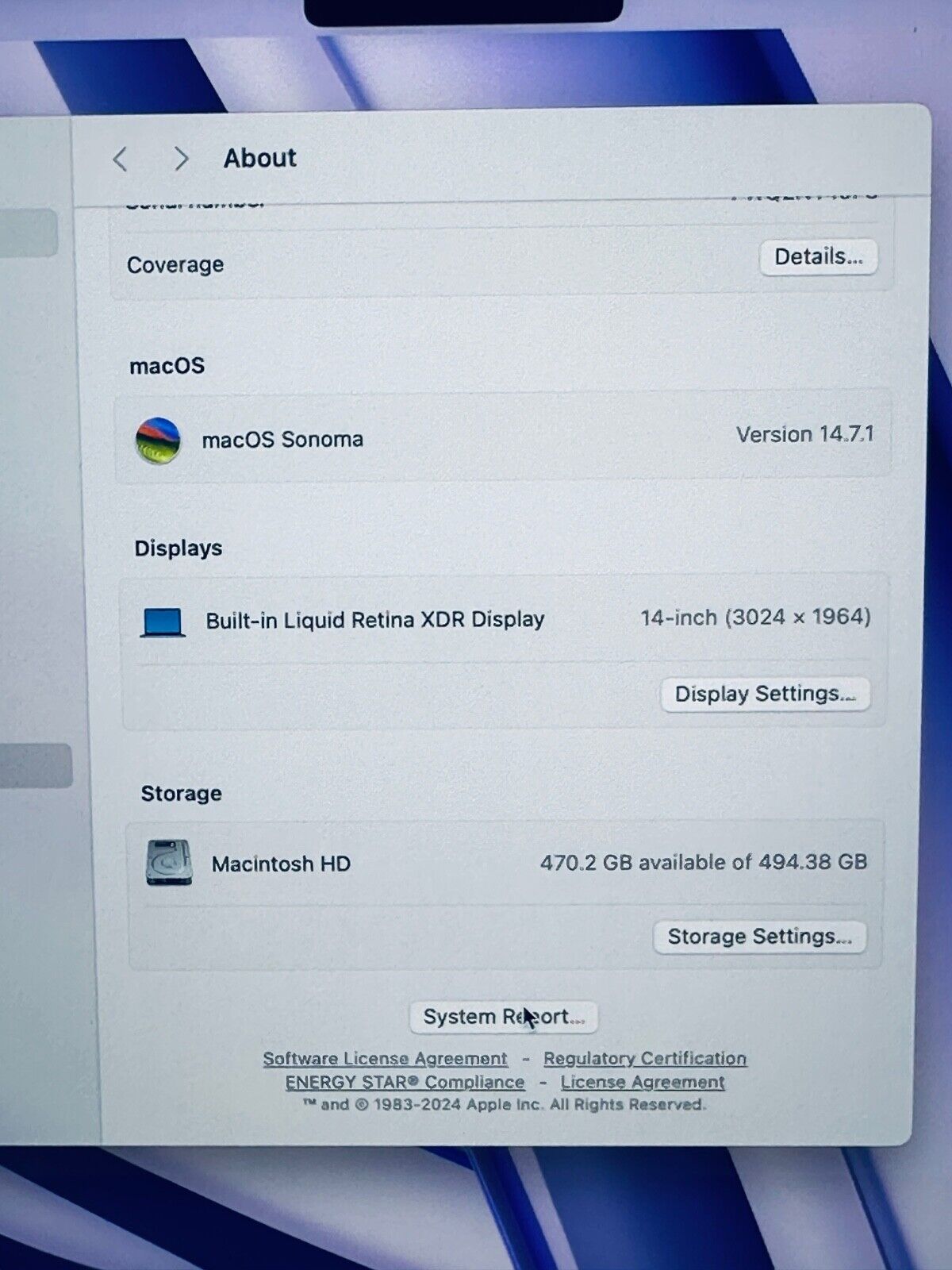 Apple MacBook Pro 14" 2023 M2 Pro 10-Core CPU 16-Core GPU 16GB 512GB SSD Sp Grey