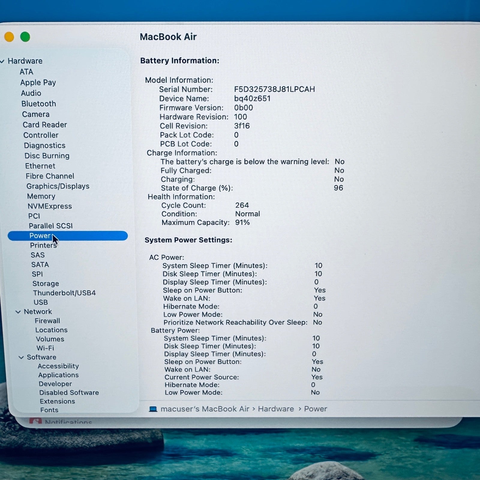MacBook Air 15-Inch M2 8-Core CPU 10-Core GPU 8GB 512GB In MDN Blue + Warranty