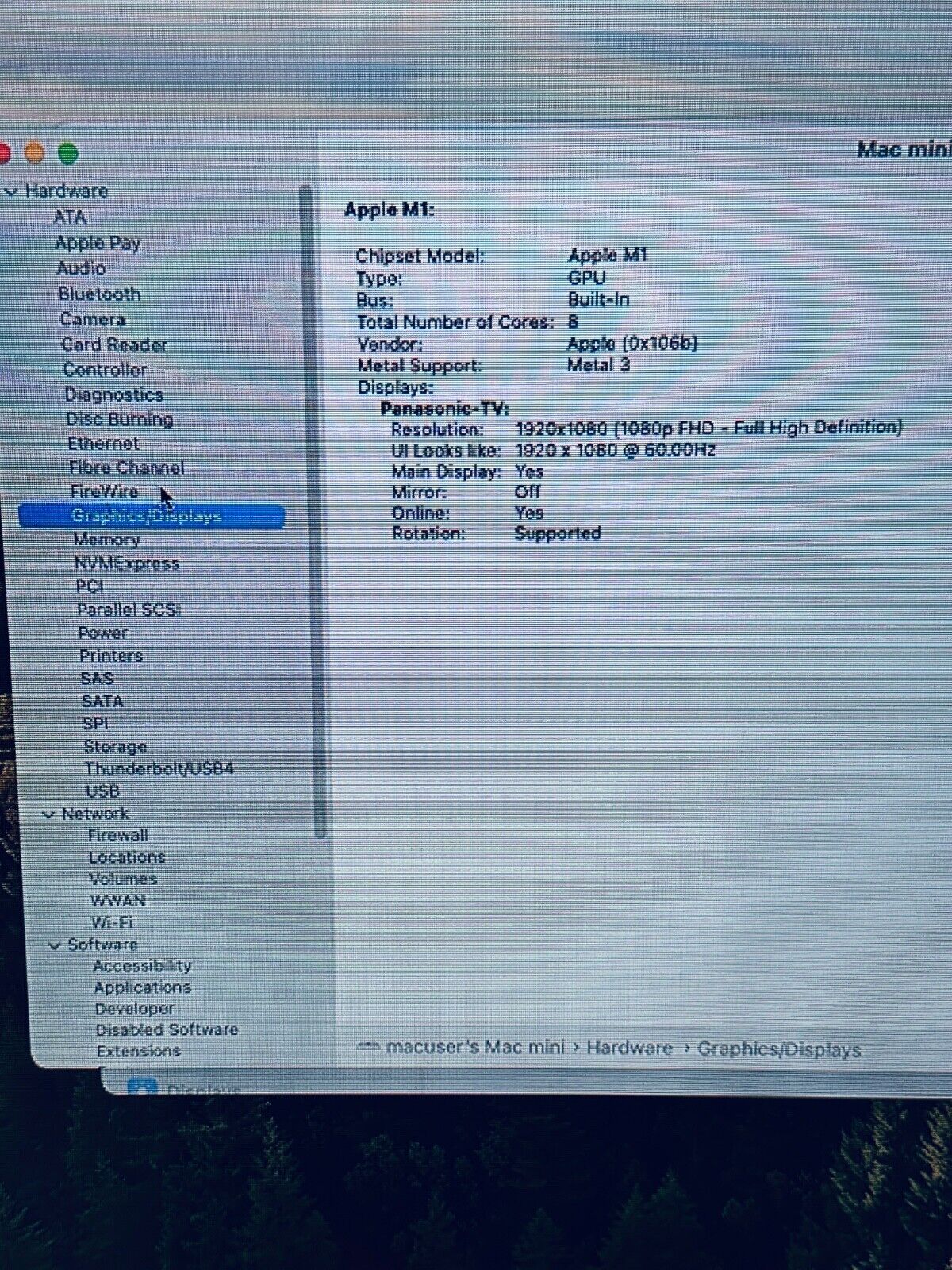 Apple Mac Mini 2020 M1 8-Core CPU 8-Core GPU 16GB RAM 1TB Flash SSD, Silver