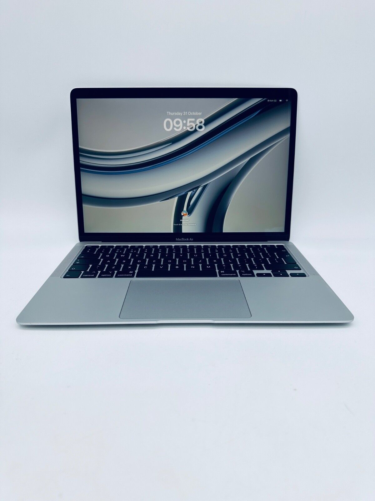 Apple MacBook Air 13-Inch Retina 2020 Intel i3 CPU, 8GB Ram 256GB SSD In Silver