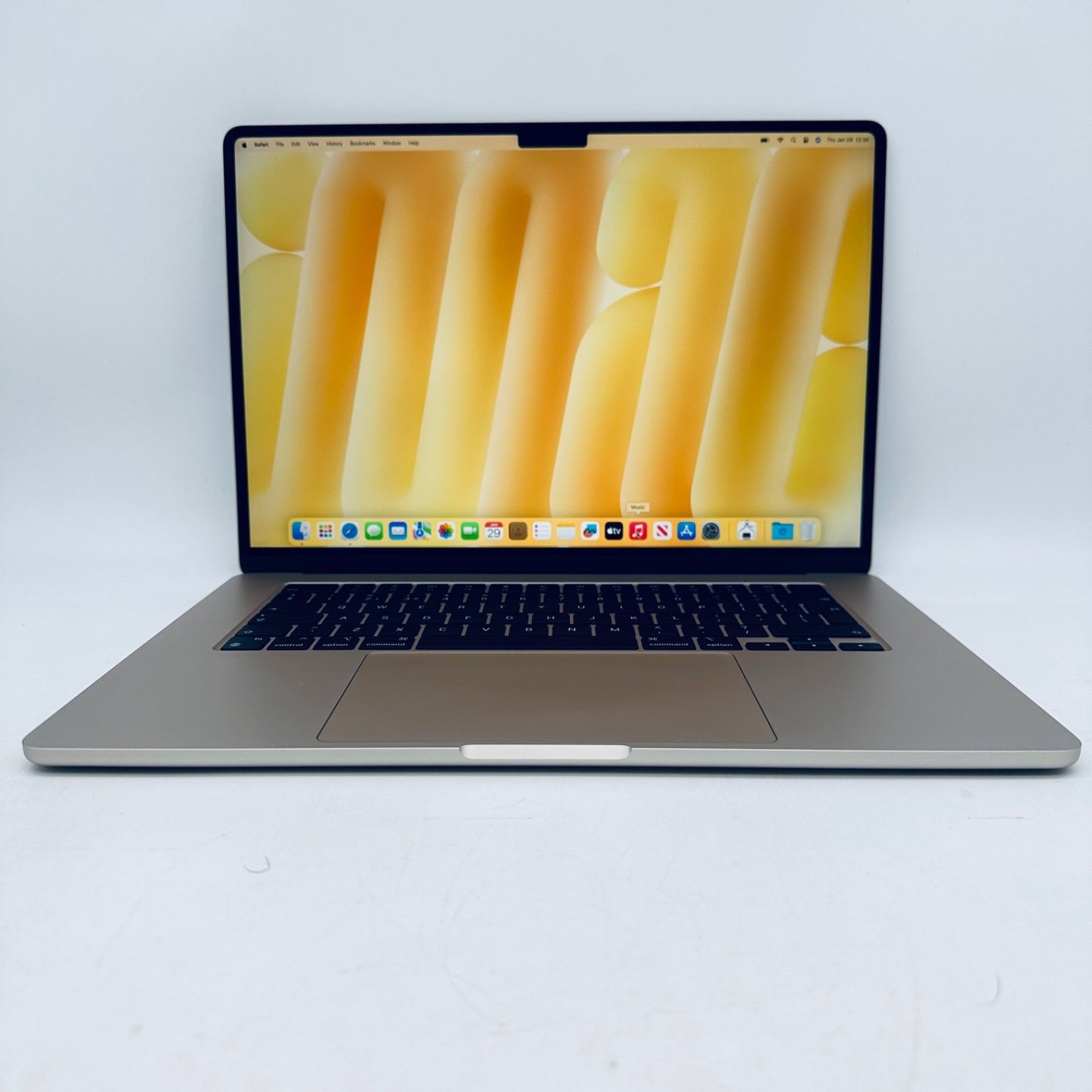 Apple MacBook Air 15-Inch M2 8-Core CPU 10-Core GPU 8GB 256GB In Starlight, Gold