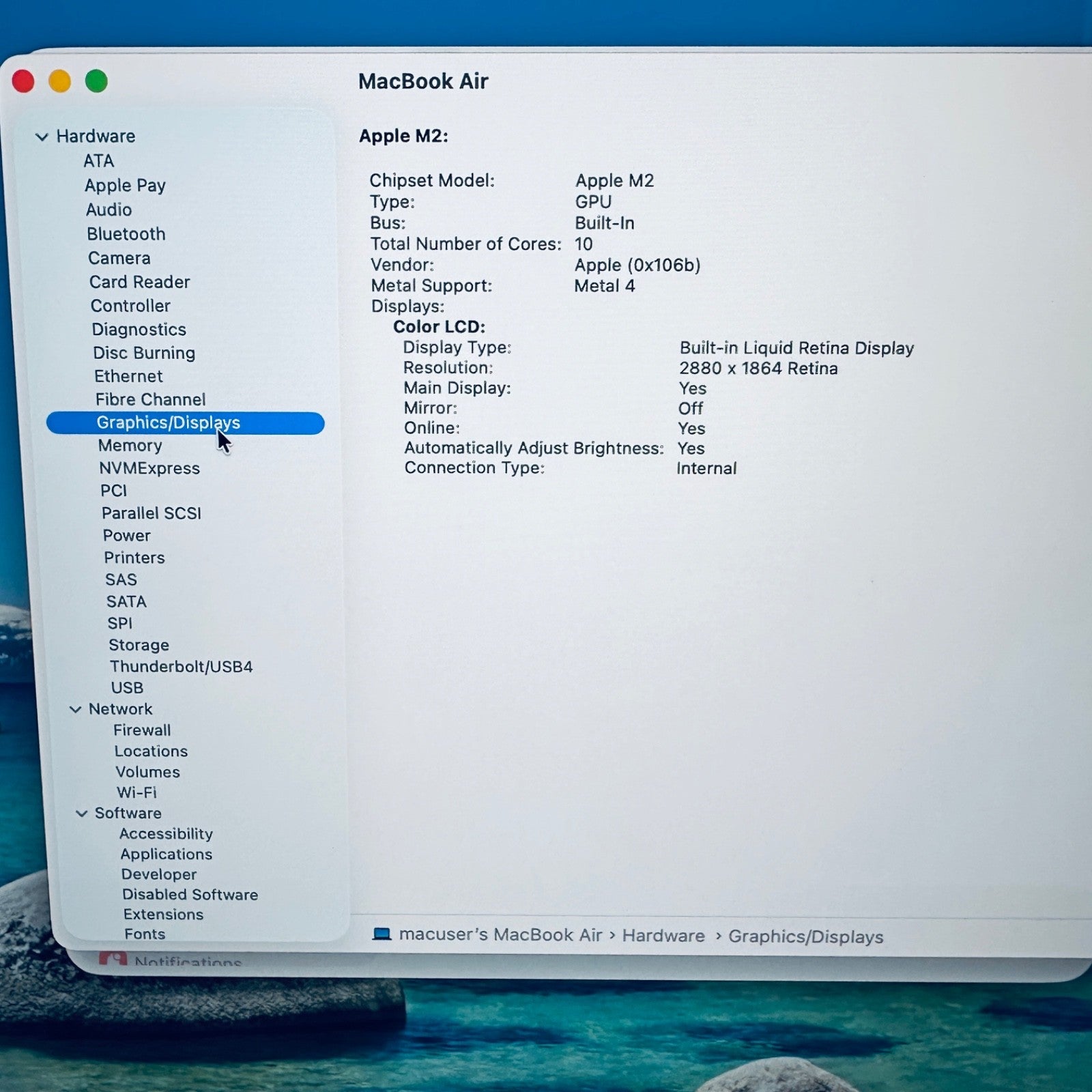 MacBook Air 15-Inch M2 8-Core CPU 10-Core GPU 8GB 512GB In MDN Blue + Warranty