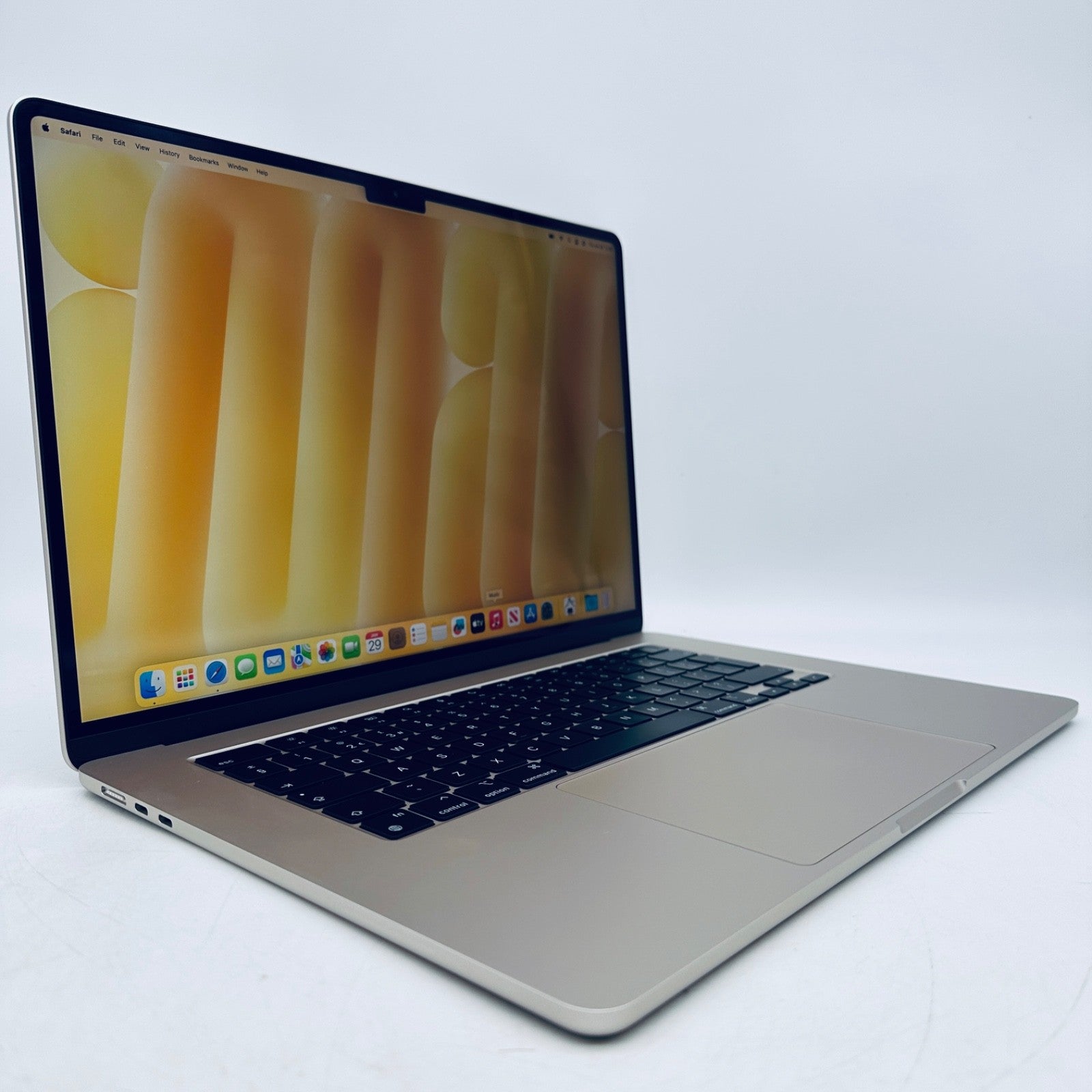 Apple MacBook Air 15-Inch M2 8-Core CPU 10-Core GPU 8GB 256GB In Starlight, Gold