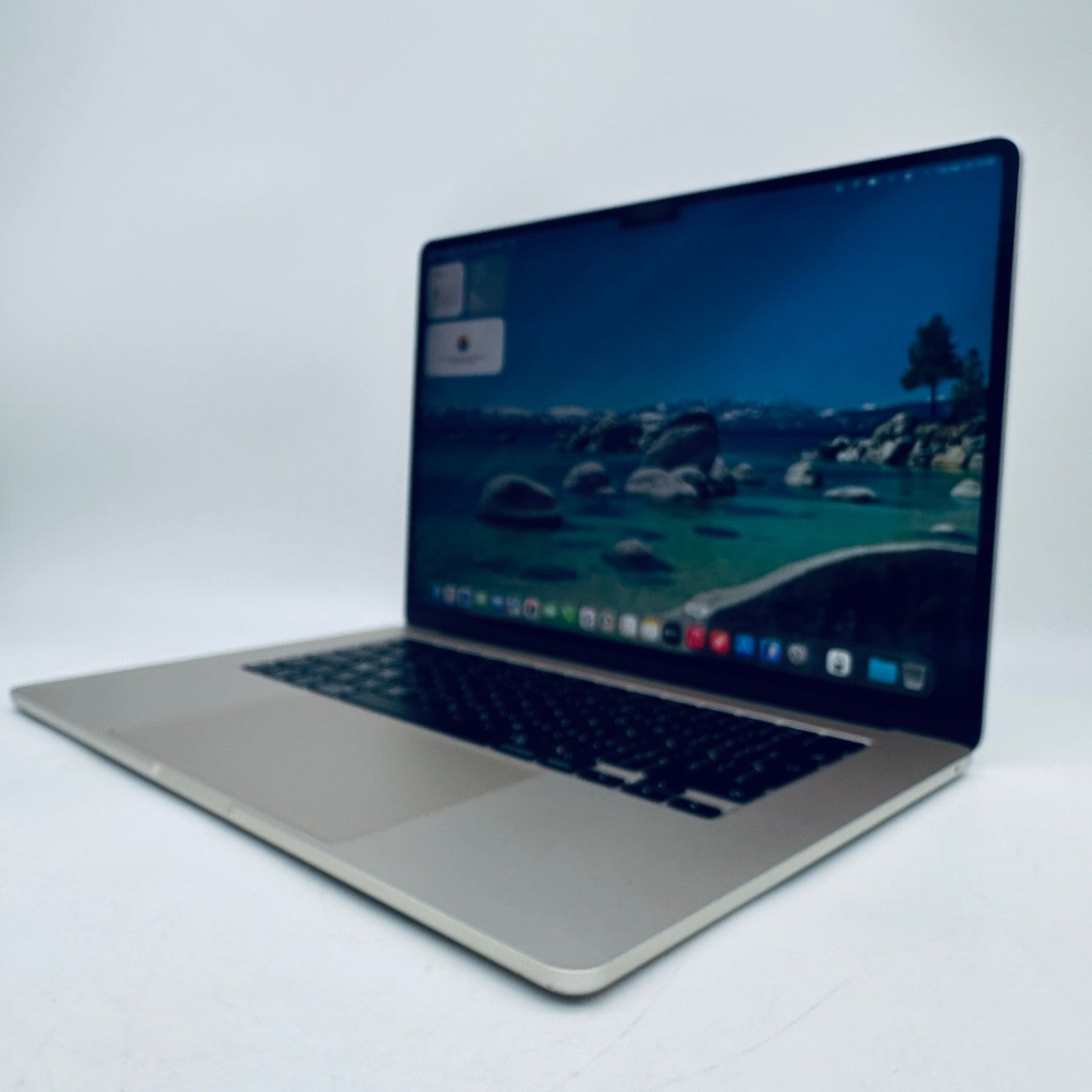 Apple MacBook Air 15-Inch M2 8-Core CPU 10-Core GPU 8GB 256GB In Starlight, Gold