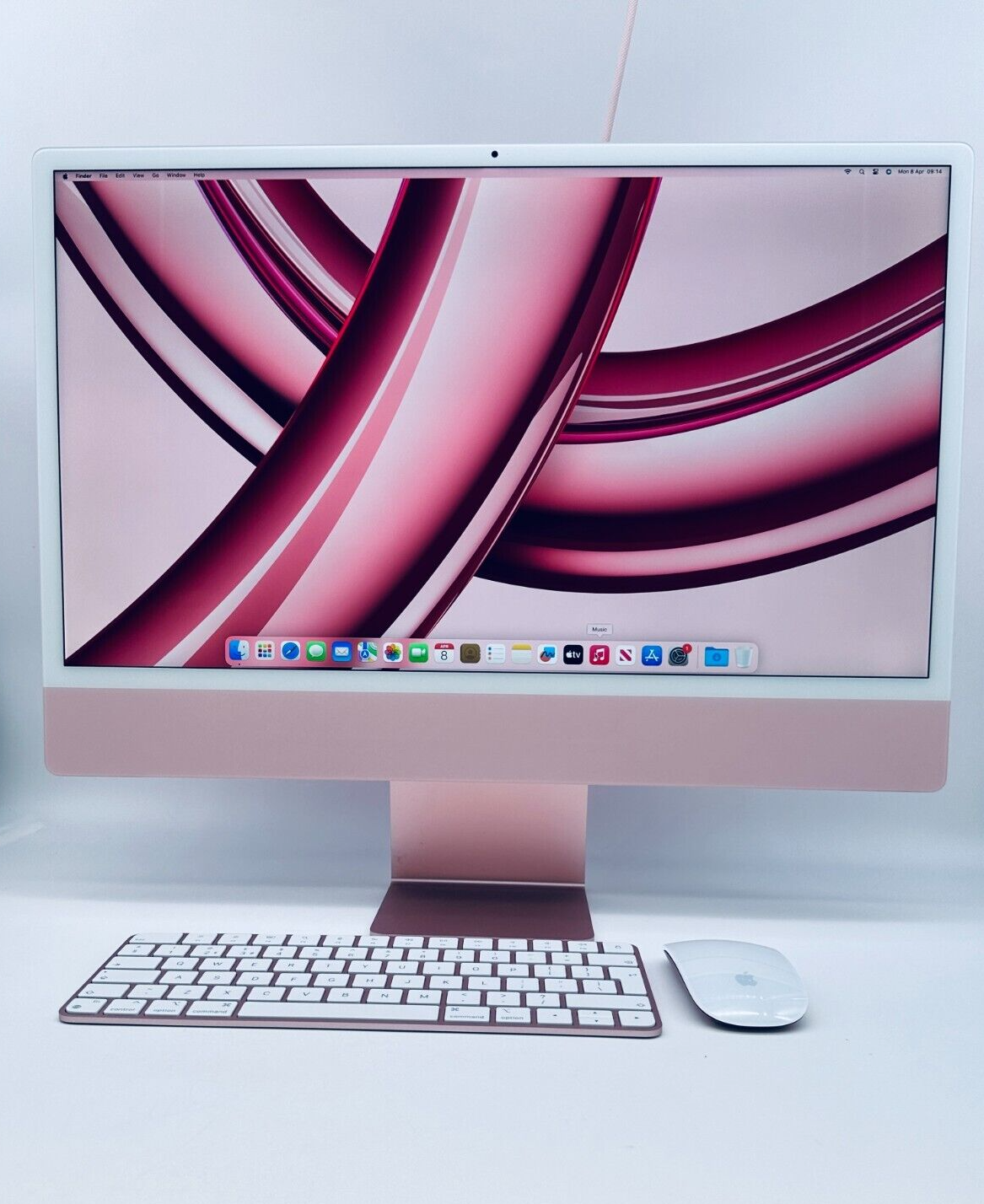 Apple iMac 24 4.5K M1 8GB RAM 256GB SSD 8-Core CPU 7‑Core GPU Pink / Red