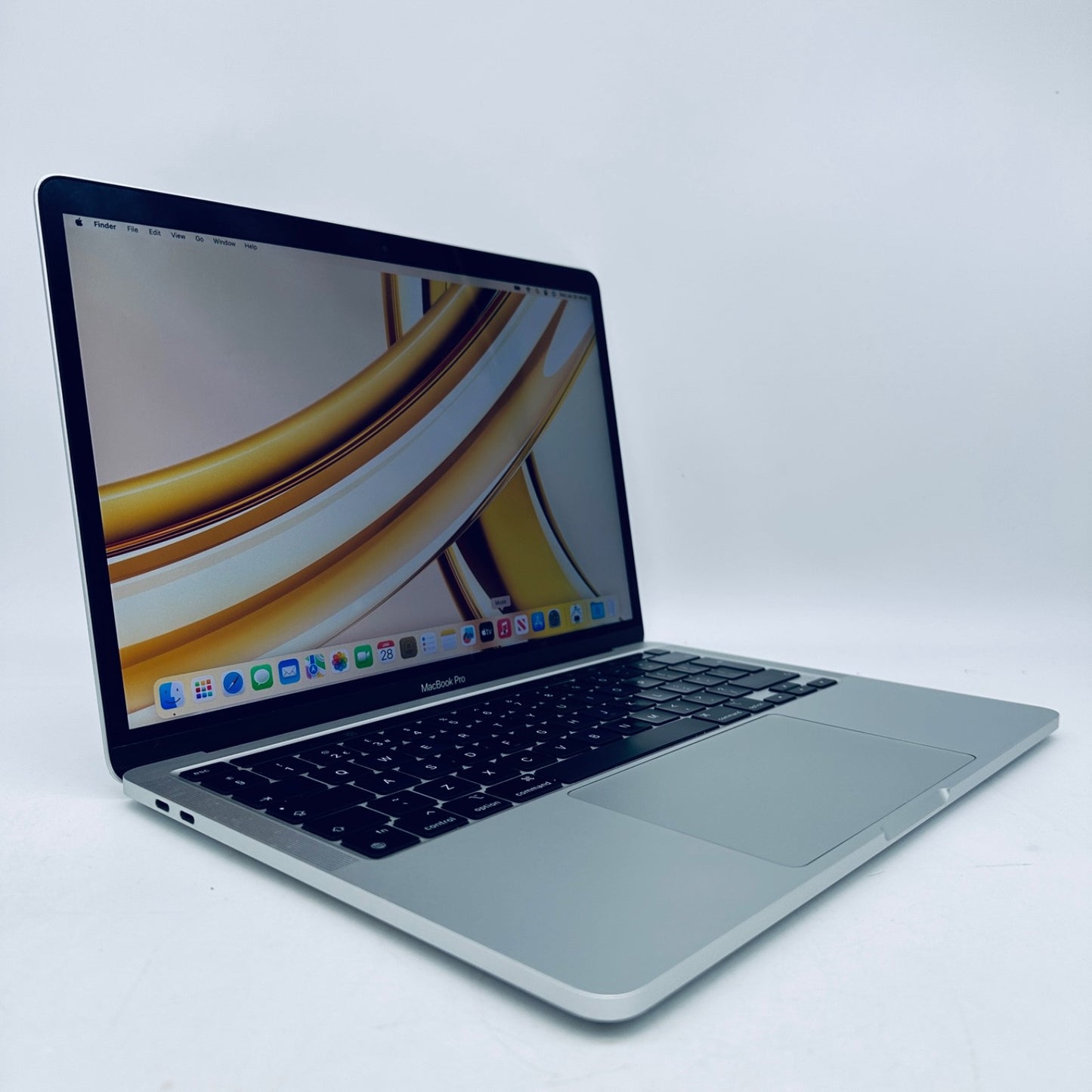 M1 MacBook Pro 13-Inch Touch Bar 8-Core CPU 8-GPU 8GB Ram 256GB SSD In Silver