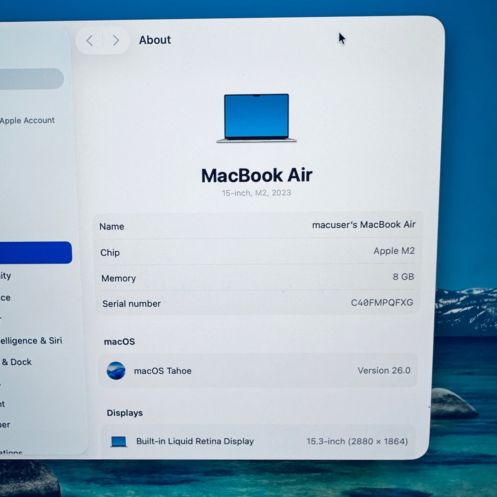 Apple MacBook Air 15-Inch M2 8-Core CPU 10-Core GPU 8GB 256GB In Starlight, Gold